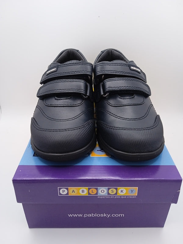 Zapatos de niña para colegio con cierre de velcro PABLOSKY 354720 muy cómodos SUPERCALZADOS