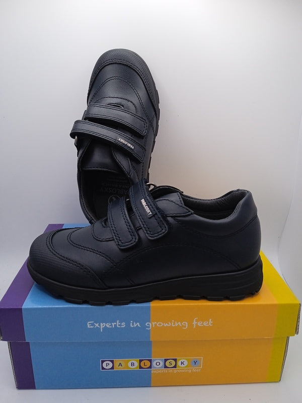 Zapatos de niña para colegio con cierre de velcro PABLOSKY 354720 muy cómodos SUPERCALZADOS