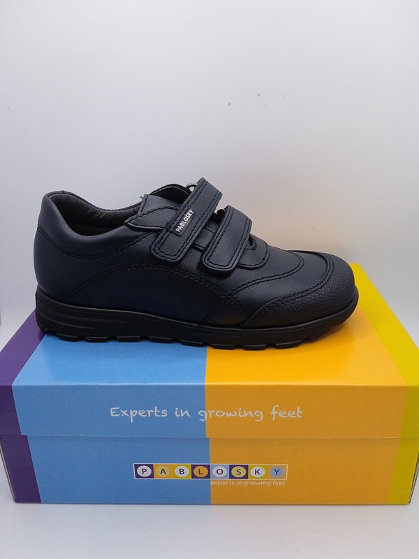 Zapatos de niña para colegio con cierre de velcro PABLOSKY 354720 muy cómodos SUPERCALZADOS
