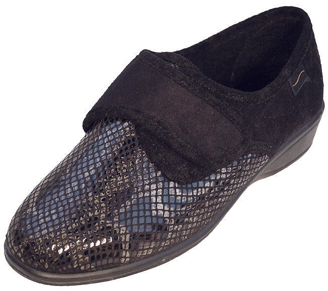 Zapatilla de mujer con velcro DOCTOR CUTILLAS 792 serpiente Supercalzados