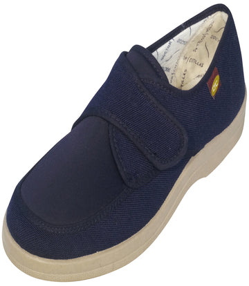 Zapatillas de hombre cierre velcro de lona ajustables al pie DOCTOR CUTILLAS 21300