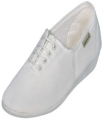 Zapatilla de mujer ergonómica acolchada con cordones LA CUBIERTA 9655