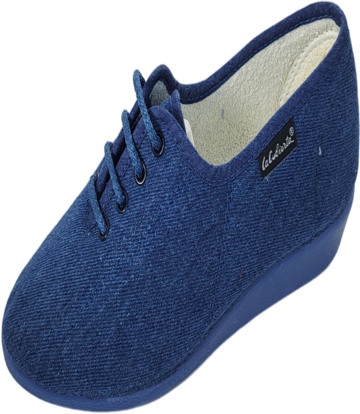 Zapatilla de mujer ergonómica acolchada con cordones LA CUBIERTA 9655